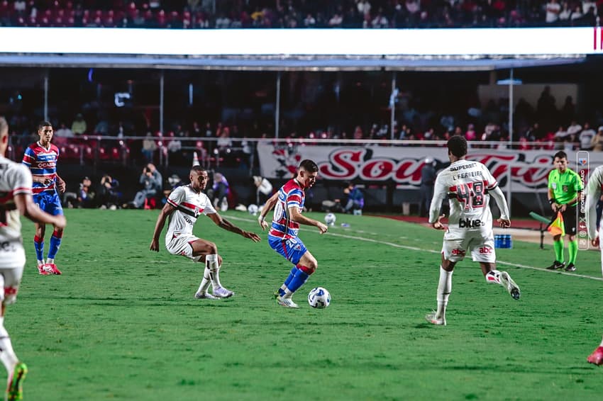 Partida entre São Paulo e Fortaleza, pelo Brasileirão 2025 (Foto: Matheus Amorim/Fortaleza EC)
