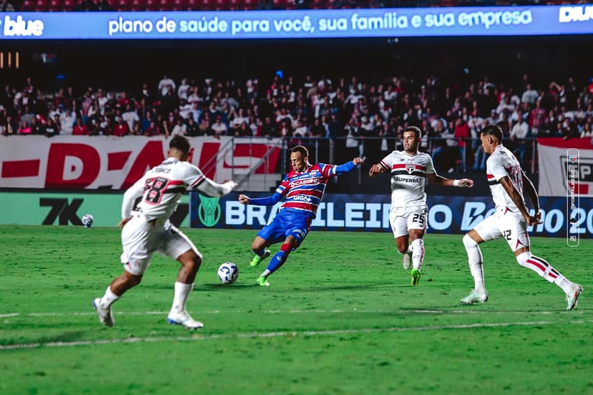 Partida entre São Paulo e Fortaleza, pelo Brasileirão 2025 (Foto: Matheus Amorim/Fortaleza EC)