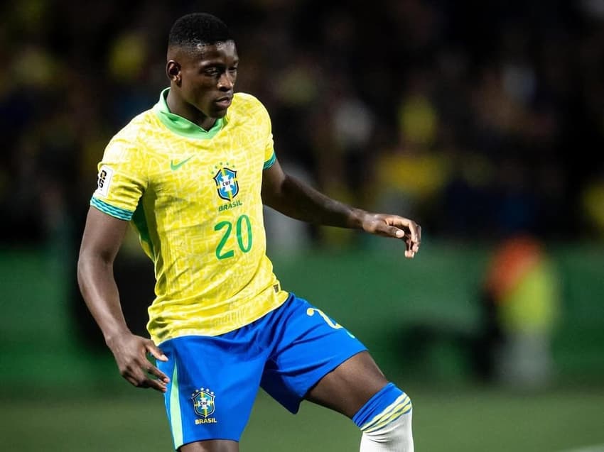 Luiz Henrique em ação pela Seleção Brasileira (Reprodução: Luiz Henrique)