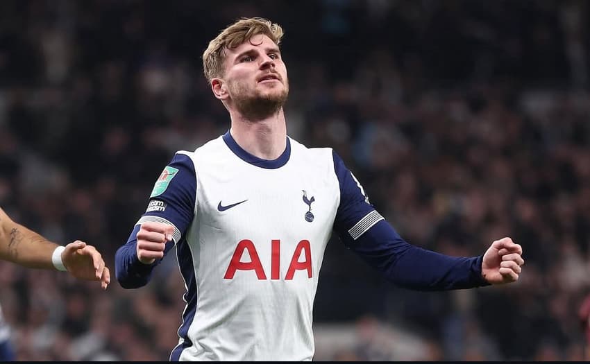 Timo Werner em partidas pelo Tottenham
