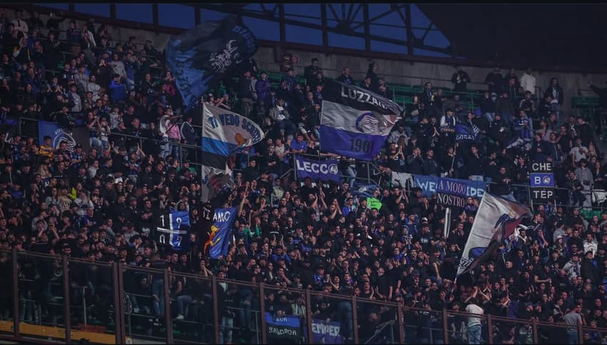 Torcida do Atalanta (Foto:Reprodução/ Redes Sociais)