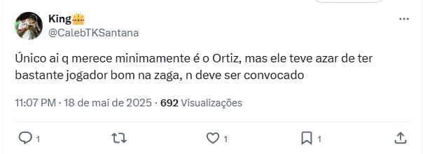 Pré-lista - Seleção Brasileira