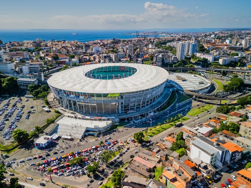 Arena Fonte Nova, em Salvador Foto: San Junior
