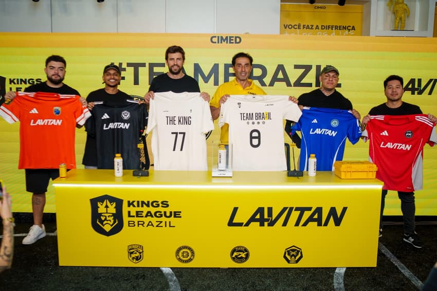 Kings League Brasil e Lavitan firmaram parceria para patrocínio dos times que vão ao mundial da competição