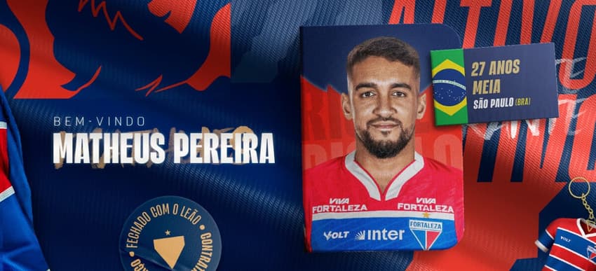 Fortaleza anuncia Matheus Pereira