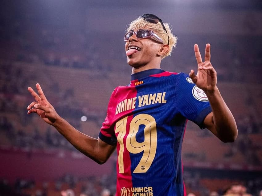 Para Charles Rexach, Yamal não está no nível de Messi (Foto: Reprodução/Lamine Yamal)