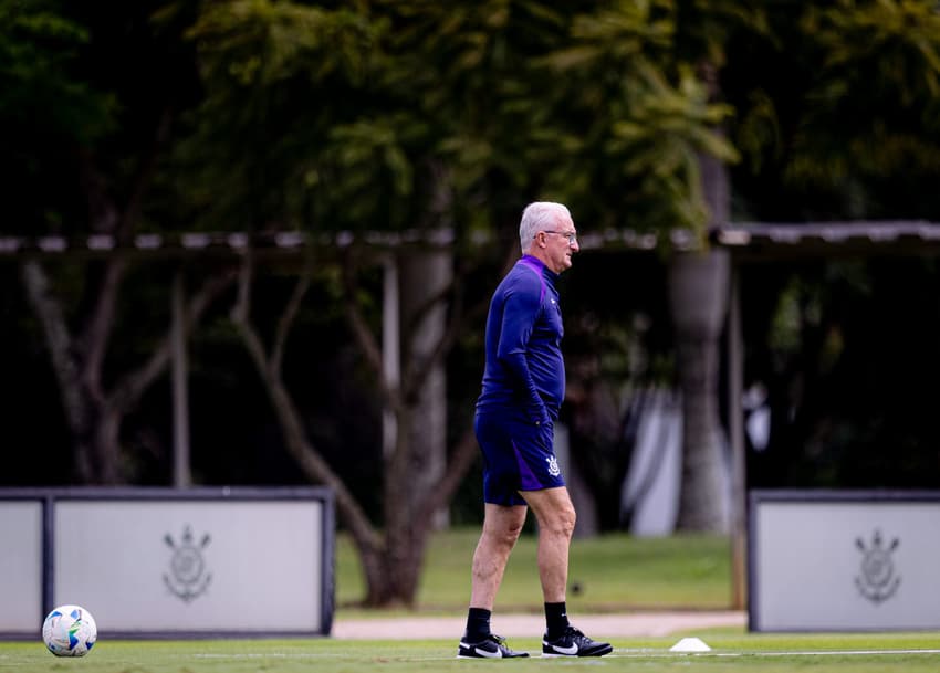 Dorival Júnior no treino do Corinthians (Foto: Rodrigo Coca/Agência Corinthians)