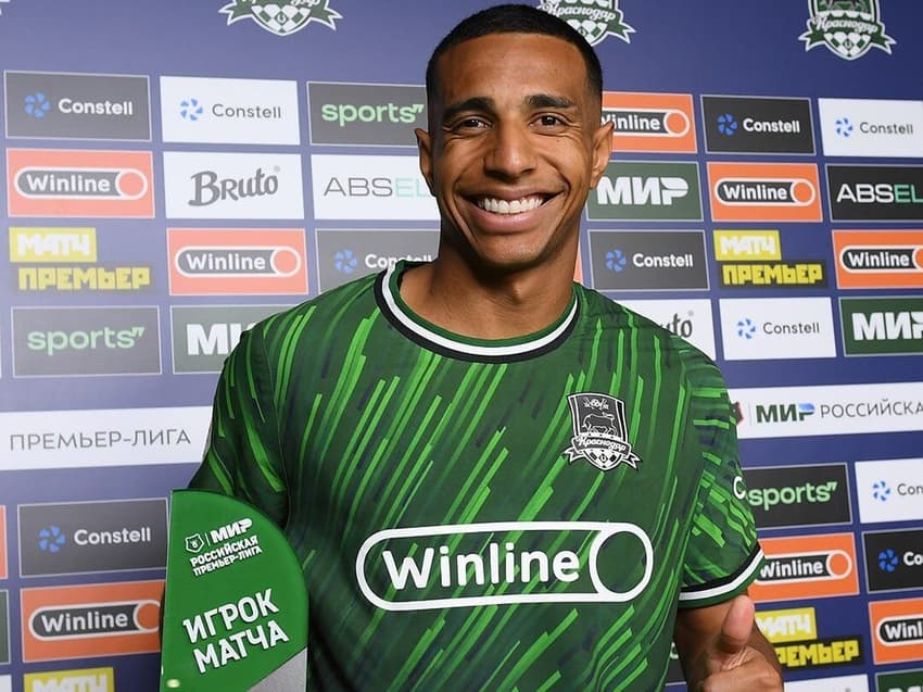 Victor Sá teve papel de destaque nesta temporada com o Krasnodar (Foto: Divulgação/Krasnodar)