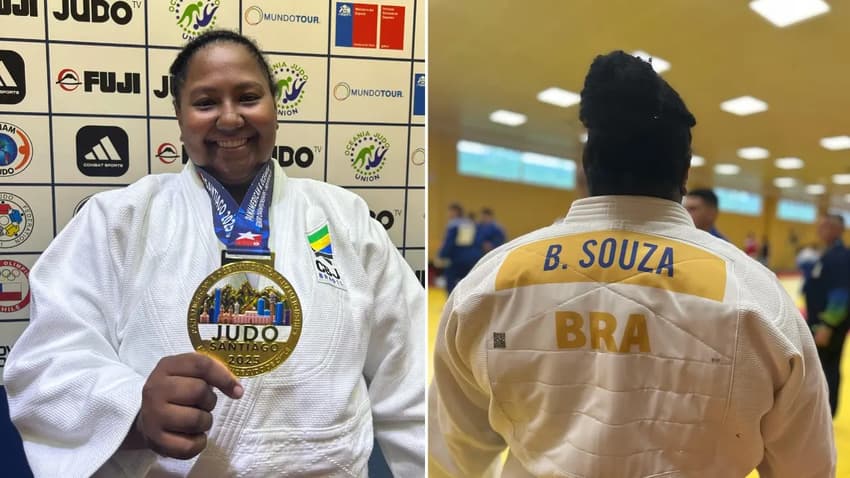Bia Souza usará o backnumber dourado até LA 2028