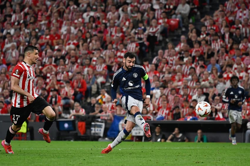 Bruno Fernandes - Athletic Bilbao x Manchester United - Europa League