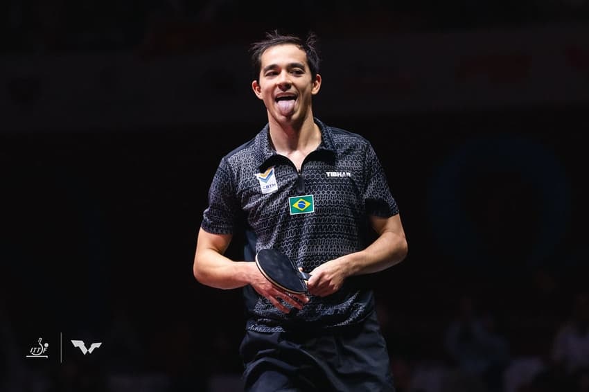 Calderano demonstrou confiança depois do título da Copa do Mundo