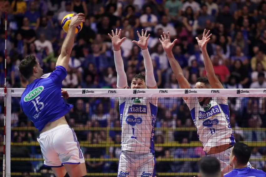 Campinas foi superado pelo Cruzeiro por 3 sets a 1