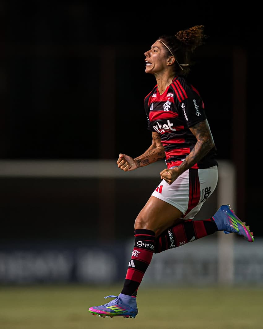 Cristiane, artilheira do Flamengo na temporada. (Foto: Paula Reis/Flamengo)