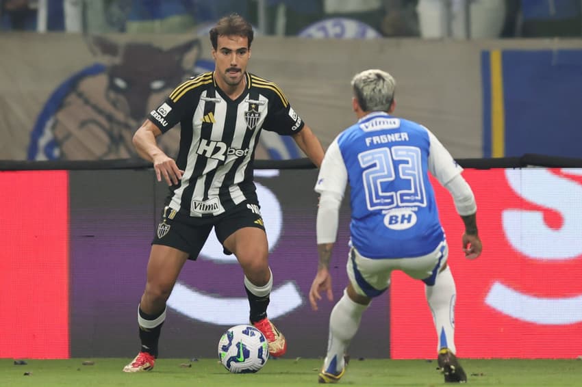 Igor Gomes, jogador do Atlético-MG, durante partida contra o Cruzeiro