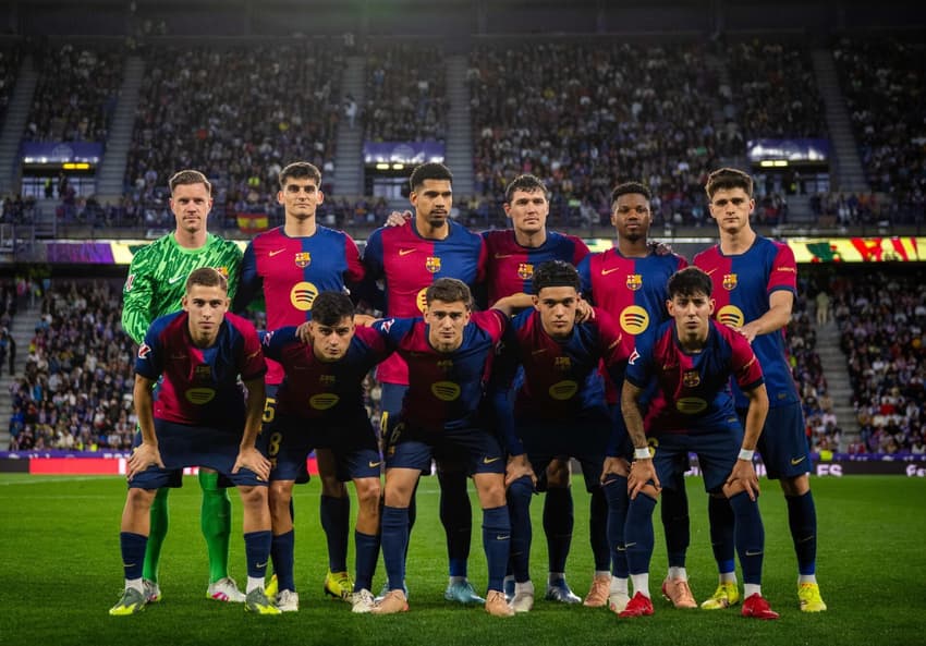 O Barcelona bateu um recorde contra o Real Madrid (Foto: Reprodução/Barcelona FC)