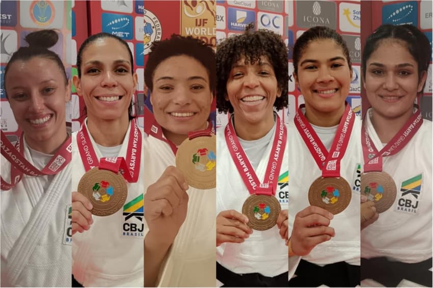 Todas as medalhas do Brasil em Astana vieram pelas mãos de mulheres