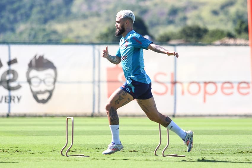 Michael durante treino do Flamengo (Foto: Divulgação/Flamengo)