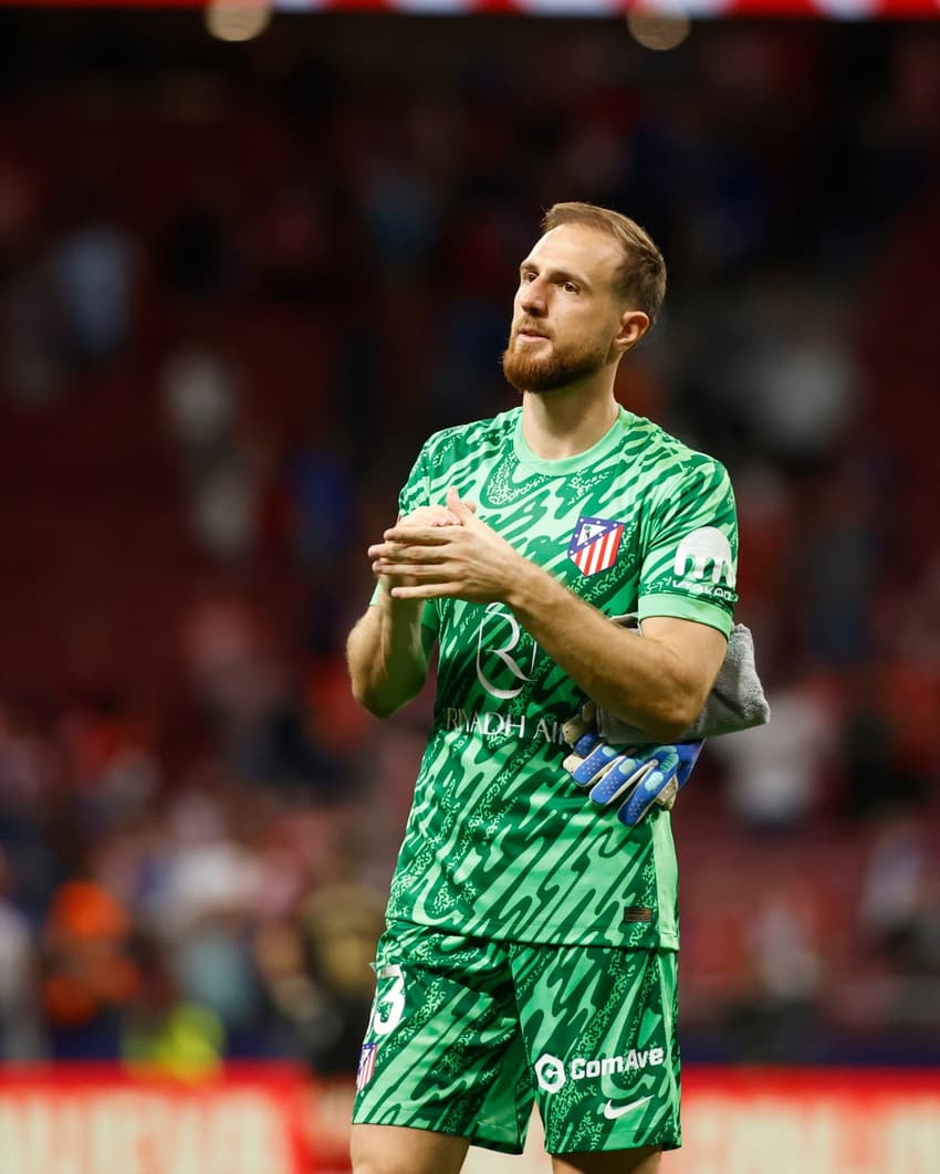 Jan Oblak após partida do Atlético de Madrid