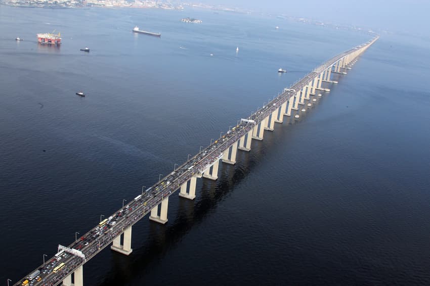 Ediçãso da corrida na ponte Rio-Niterói (Foto: Divulgação / Desafio da Ponte)