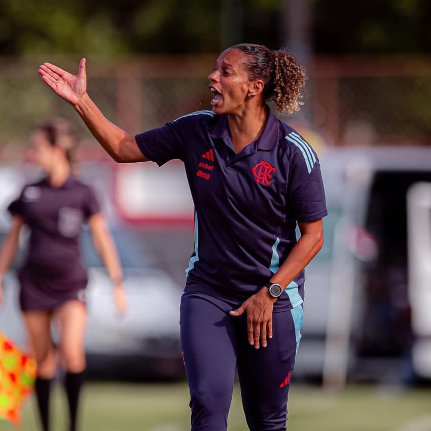 Rosana Augusto assumiu o Flamengo em abril. (Foto: Flamengo/Divulgação)