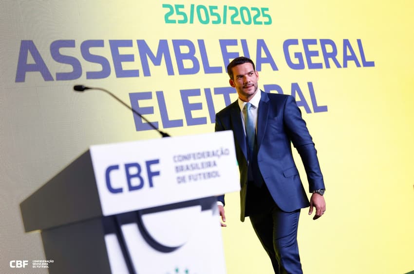 Samir Xaud foi eleito novo presidente da CBF, mas sem apoio unânime