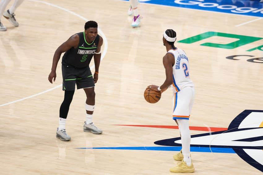 Com Neymar na transmissão, Thunder e Timberwolves se enfrentam pelos playoffs da NBA (Foto: David Sherman/NBAE via Getty Images/AFP)