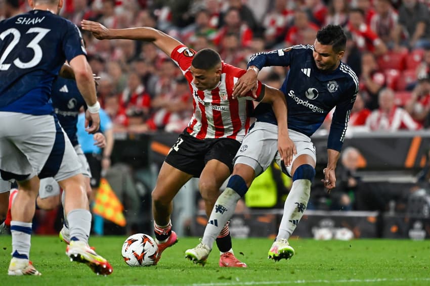 Casemiro - Athletic Bilbao x Manchester United - Europa League