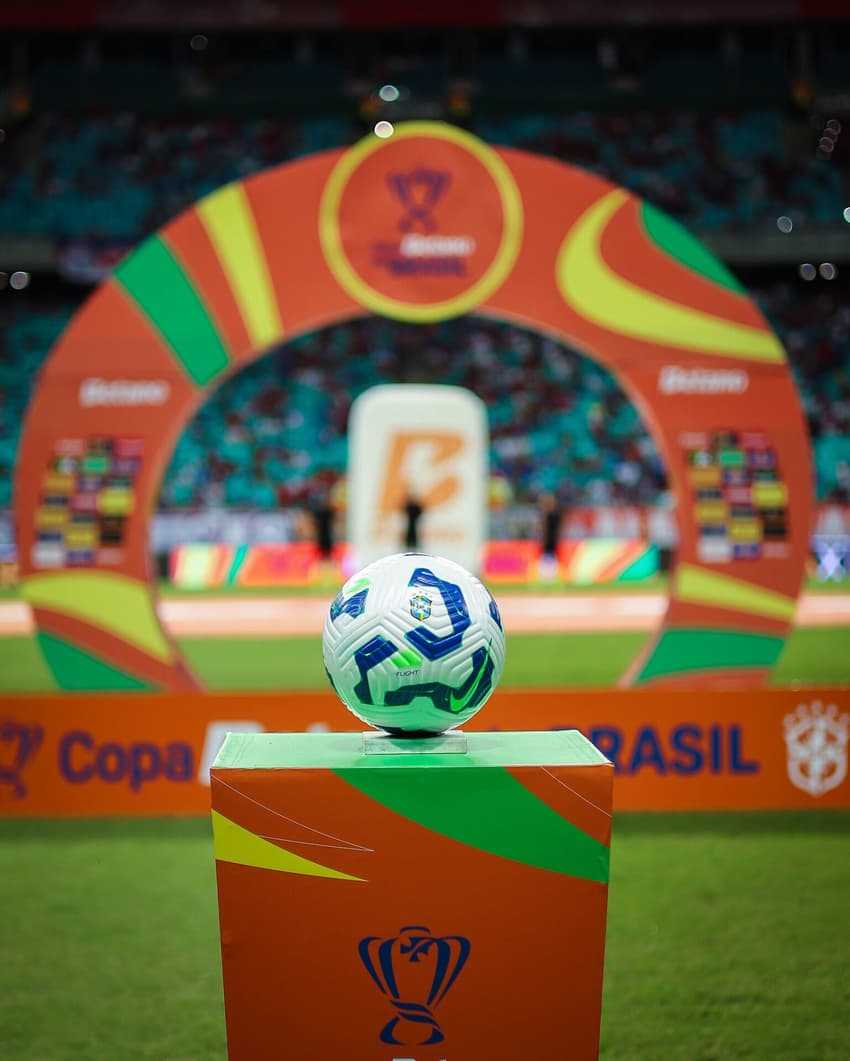 Bola da Copa do Brasil na Arena Fonte Nova Foto: Letícia Martins/EC Bahia