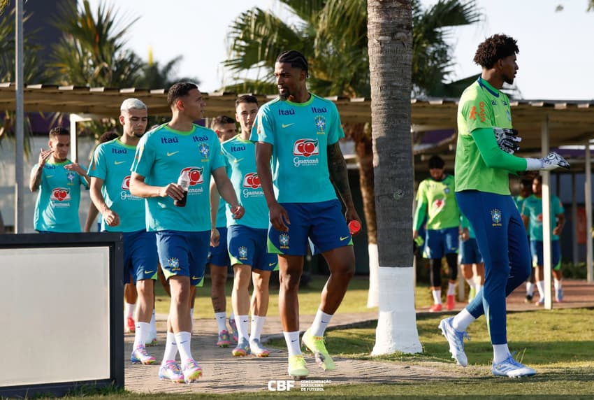 CBF Treino Seleção Brasileira