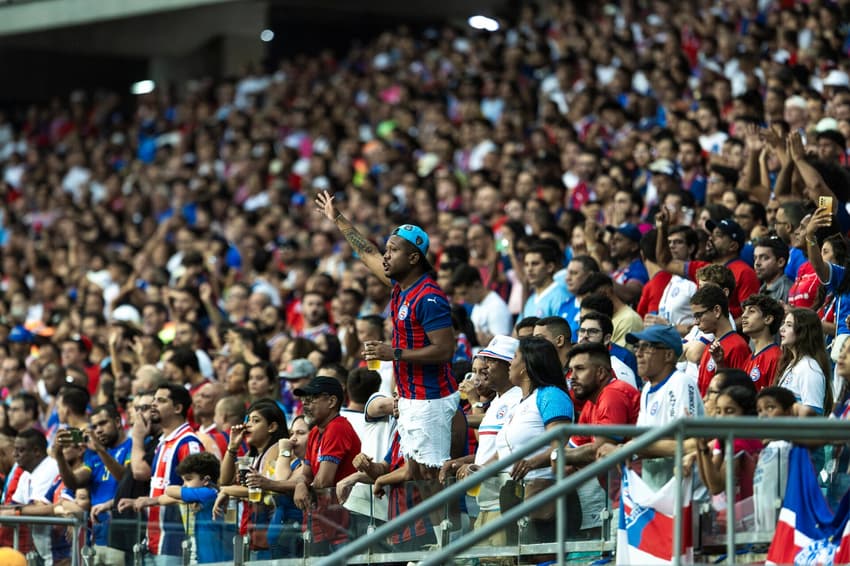 Torcida do Bahia na Arena Fonte Nova (Foto: Rafael Rodrigues / EC Bahia)