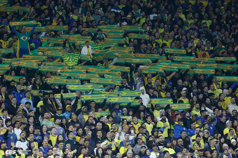 46.316 pessoas prestigiaram o duelo entre o Brasil e o Paraguai, na Neo Química Arena. (Foto: Rafael Ribeiro/ CBF)