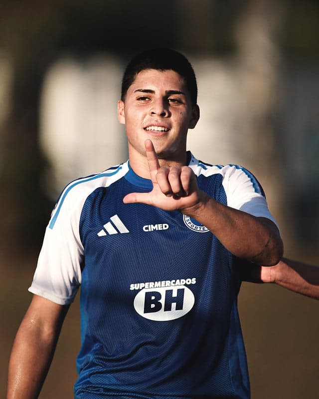 Meia Baptistella, do Cruzeiro (Foto: Gustavo Martins/Cruzeiro)