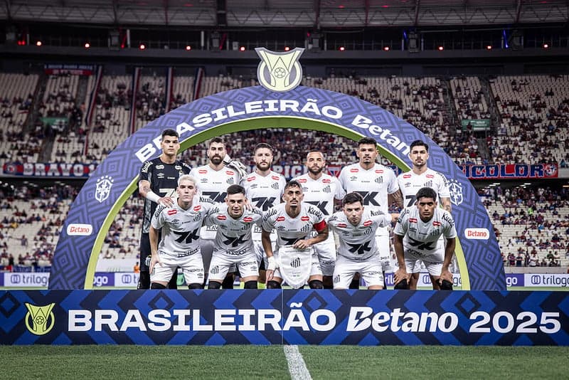 Elenco do Santos está em 15º lugar do Campeonato Brasileiro. Time disputa apenas uma competição até o fim da temporada. (Foto: Raul Baretta/ Santos FC)