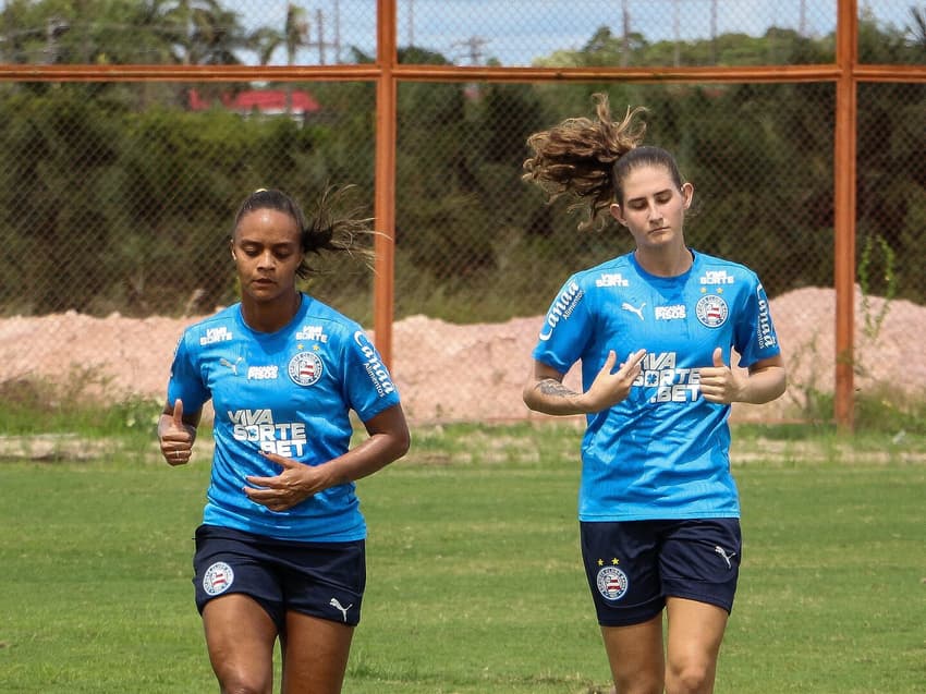 Atletas em treino do Bahia (Foto: Elias Santana Malê/EC Bahia)