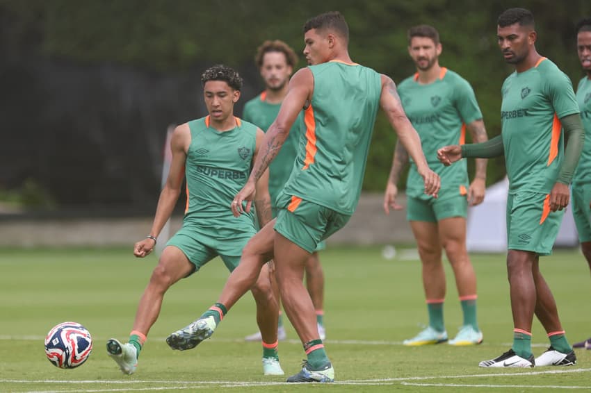 Fluminense ajusta os últimos detalhes para a estreia (Foto: Marcelo Gonçalves/Fluminense FC)