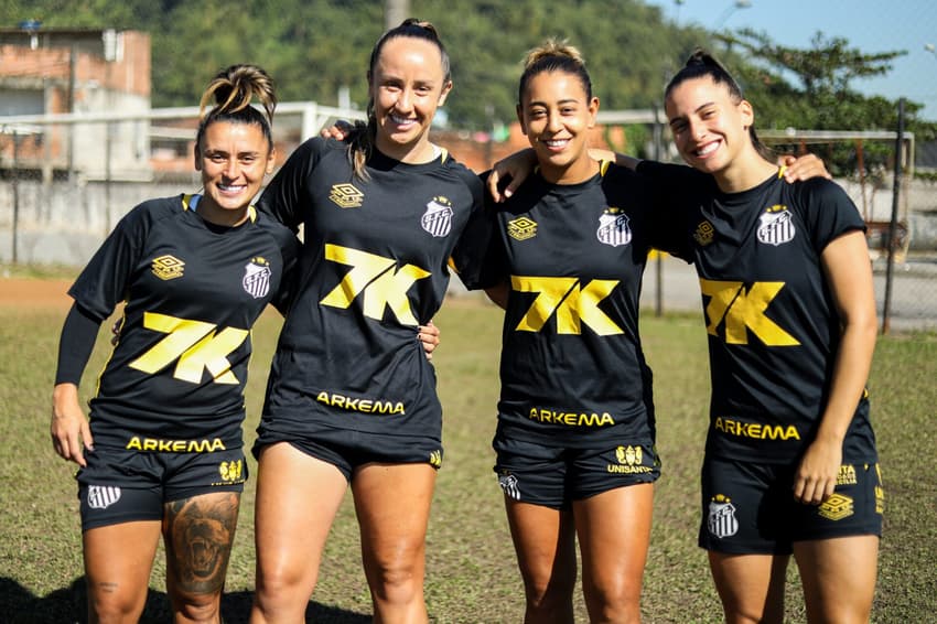 Sereias da Vila treino Santos futebol feminino CT Meninos da Vila