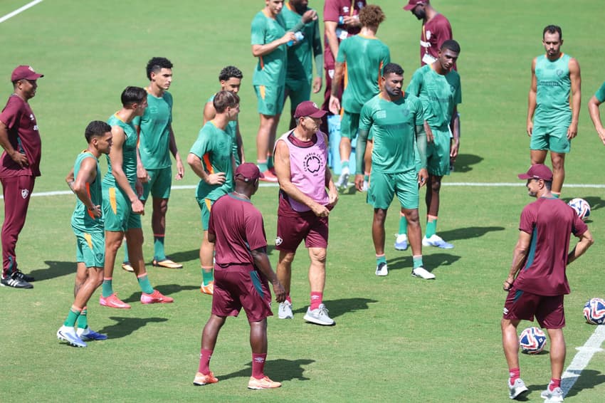 Tricolor encara a Inter de Milão (Foto: Marcelo Gonçalves/Fluminense FC)