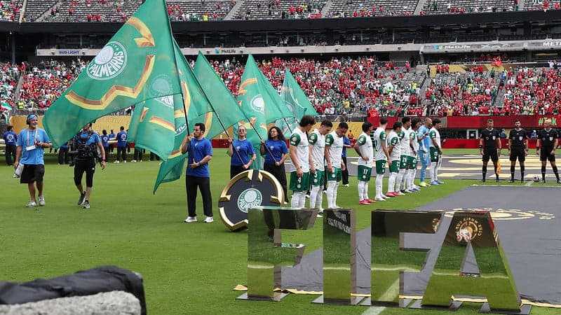 Jogo do Palmeiras é interrompido por causa de alerta de tempestade nos Estados Unidos. (Foto: Cesar Greco/Palmeiras)