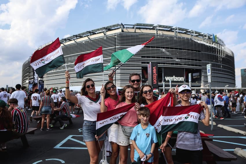 Torcida do Fluminense em New Jersey (Lucas Merçon/ Fluminense FC)