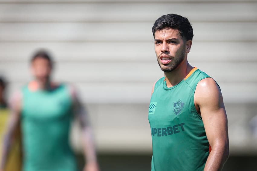 Zona mista com Nonato foi suspensa (Foto: Marcelo Gonçalves/Fluminense FC)