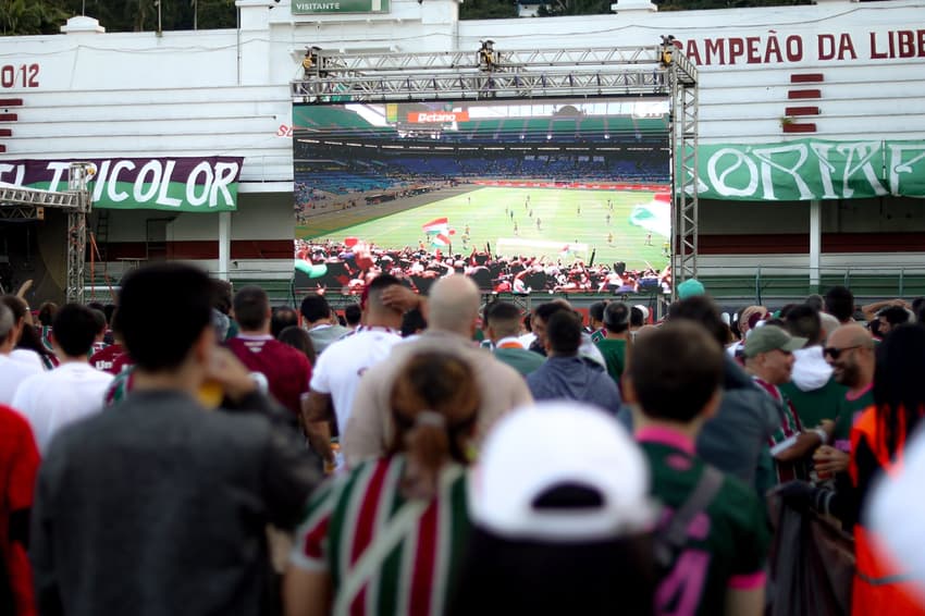 Evento é uma fan fest, organizada pelo próprio clube, que acontece no gramado do Estádio de Laranjeiras (Foto: Marina Garcia / Fluminense FC)