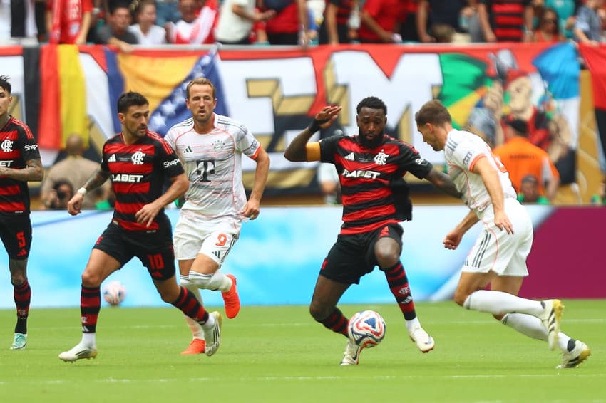 Flamengo e Bayern de Munique se enfrentaram no Hard Rock Stadiu (Foto: Gilvan de Souza/Flamengo)