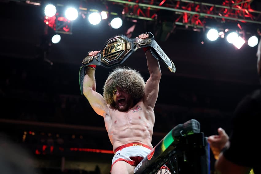 Merab Dvalishvili derrotou Sean O'Malley no UFC 316 (Foto: Elsa/AFP)