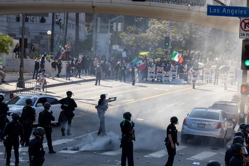Manifestações Los Angeles