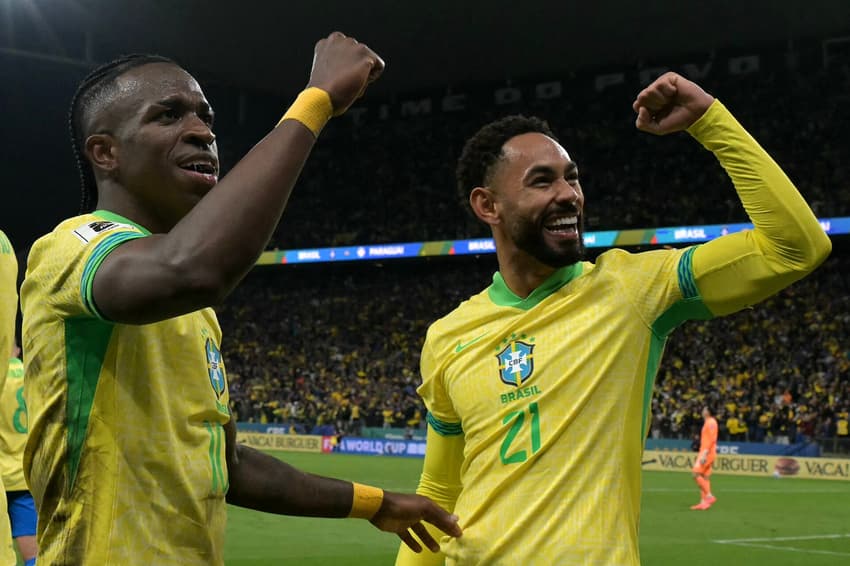 Matheus Cunha e Vini Jr. - Seleção Brasileira Brasil