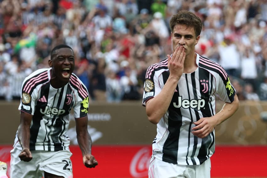 Yıldız após marcar o terceiro gol da Juventus contra o Wydad Casablanca (Foto: Franck/Fife)