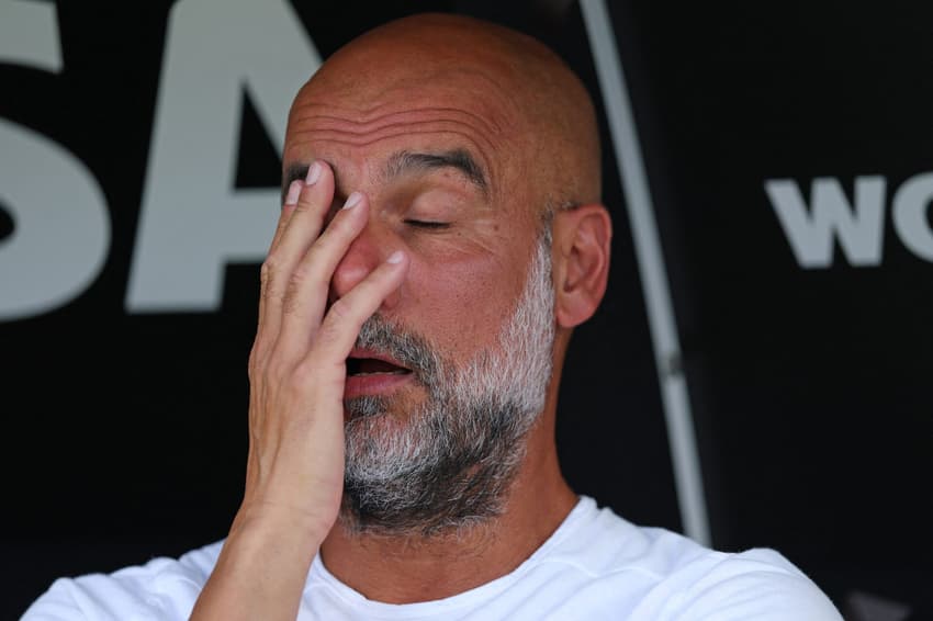 Guardiola foi eliminado do Mundial para o Al-Hilal (Foto: Dan Mullan / GETTY IMAGES NORTH AMERICA / Getty Images via AFP)
