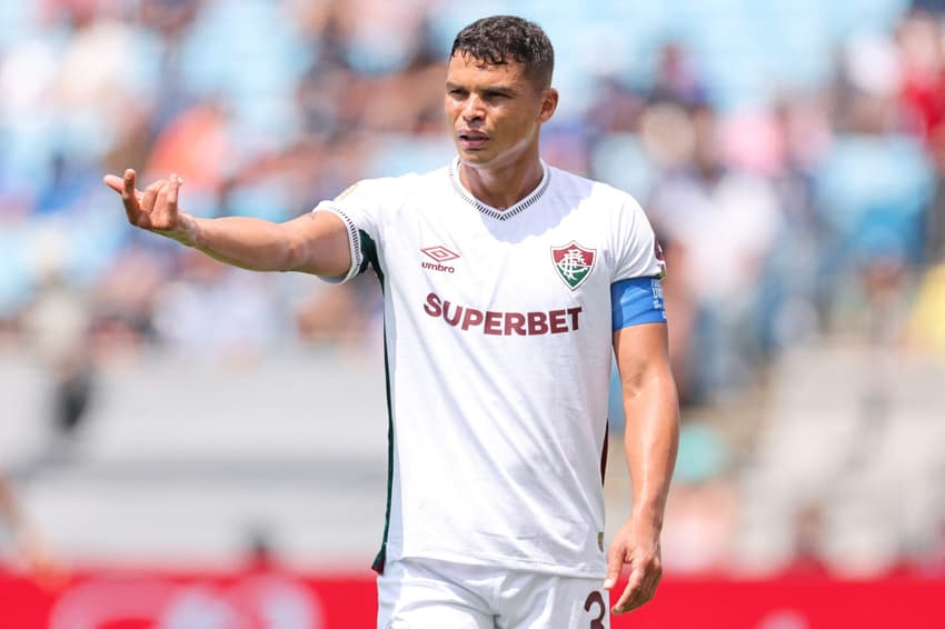 Thiago Silva foi destaque na vitória do Fluminense sobre a Inter de Milão no Mundial (Foto:  Michael Reaves / GETTY IMAGES NORTH AMERICA / Getty Images via AFP)