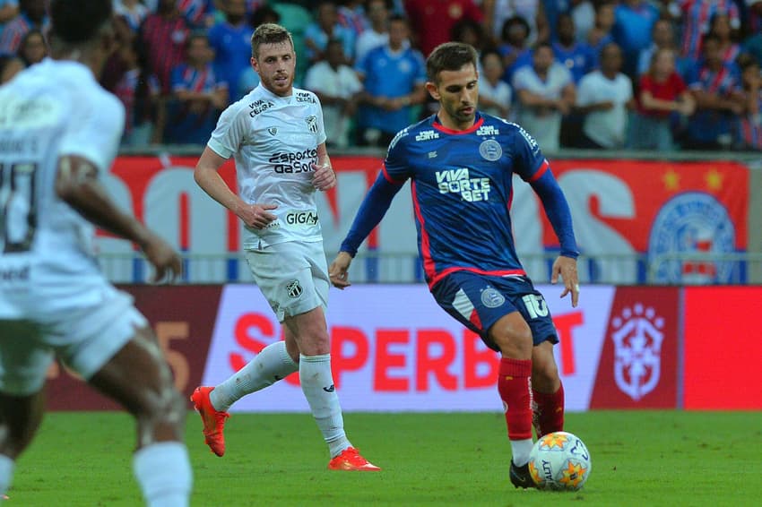 Bahia e Ceará em jogo atrasado da 4ª rodada da Copa do Nordeste Foto: Walmir Cirne/AGIF
