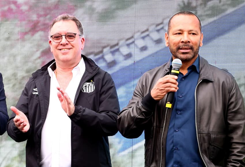 Marcelo Teixeira contou com a ajuda do pai de Neymar para fazer reformas na infraestrutura do clube. Mais recentemente o CT da base e do feminino passou por uma reforma. (Foto: Mauricio De Souza/AGIF)